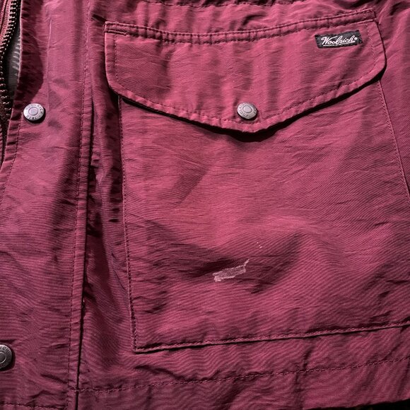 Woolrich Vintage Blanket Lined Burgundy Jacket (M) - Picture 4 of 5